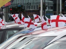 St George Car Flags 2 In A