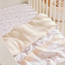 4 Piece Cot Bed Bedding Set -