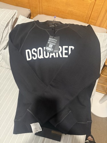Dsquared men black hoodie - dsquared,