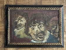 Mid to late 20th C Expressionist oil  - Irish ? - Continental - Signed LC