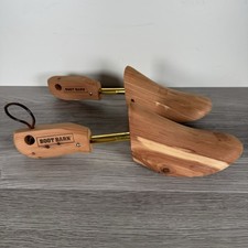 Boot Barn Western Wooden Shoe Trees Hard Wood Size Large Wood Burned Logo