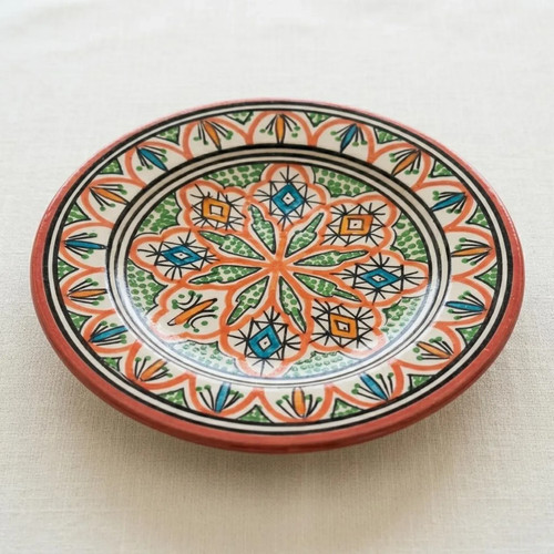Hand painted moroccan safi - hand-painted,