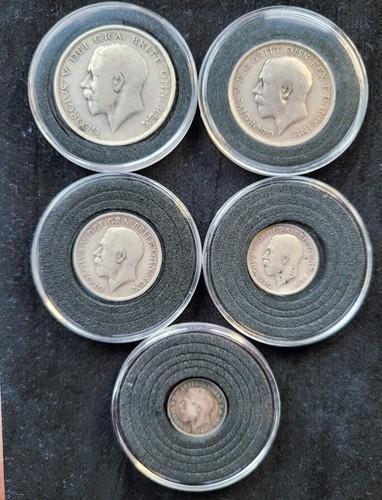 925 silver ww1 british coin - british,