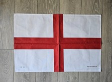 12 PACK, ST GEORGE CROSS TEA TOWEL FLAG, 100% COTTON. PACK OF 12