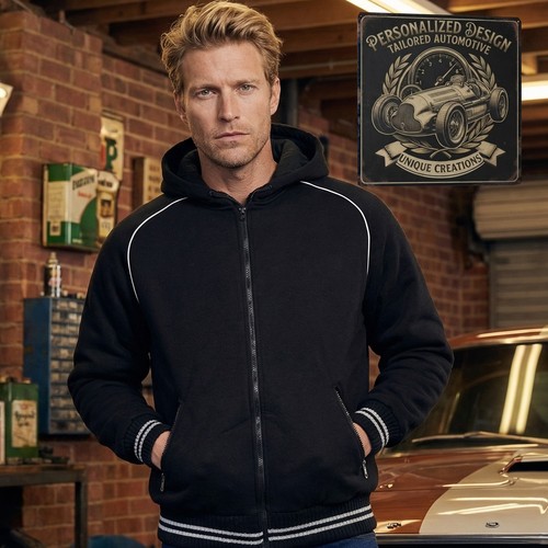 Custom fleece racing jacket - fleece, /