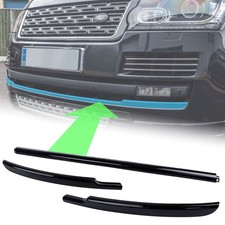 Bumper trim strip in gloss
