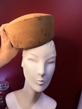 Vintage Hat Block Wooden