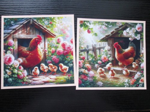 Set farmyard hens - set,