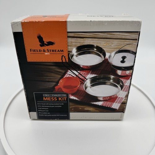 Stainless steel mess kit - 5-pc,