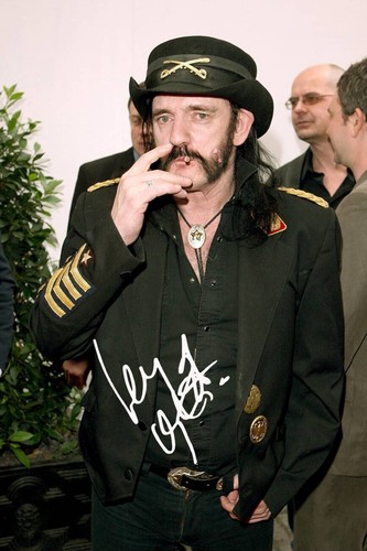Lemmy kilmister signed - lemmy,