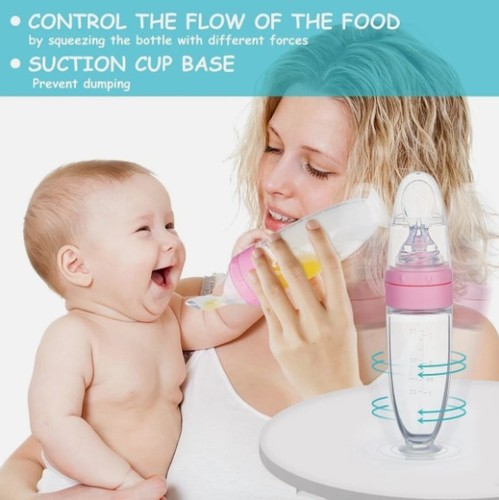 Silicone baby bottle with - x,