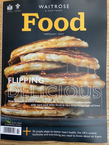 Waitrose food magazine - food,