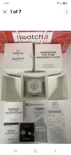 Omega swatch white - omega, snoopy