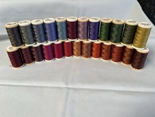 25 x 100m Coats Cotton/Polyester Thread/Reels (F))