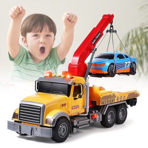 Large tow truck toy - tow,