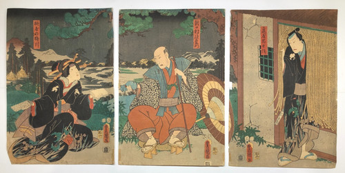 Toyokuni woodblock print - toyokuni,