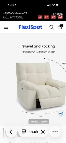 Flexispot electric recliner - electric,