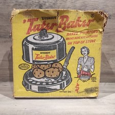 Tater Baker 1950s Stove Top Oven Vintage for Baking Potatoes and Warming Buns