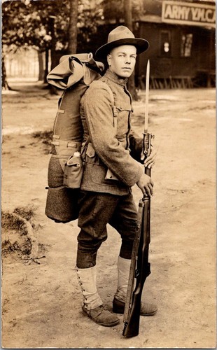 Army ymca soldier - ymca, w/