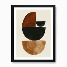 Lockhart Basin Stone Park Bauhaus M Framed Wall Art Poster Canvas Print Picture