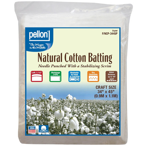 Pellon natural cotton batting - cotton,