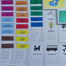 Authentic New Monopoly  Cards