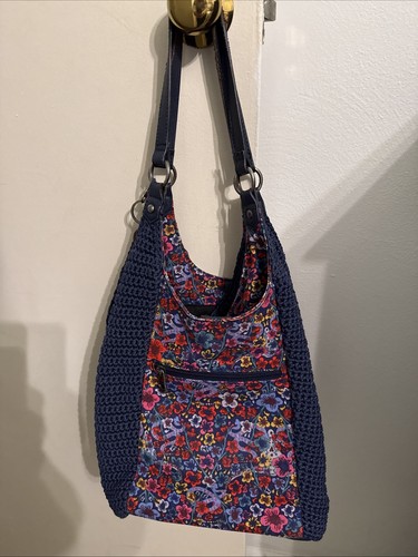 Sakroots crochet canvas navy - crochet/canvas,