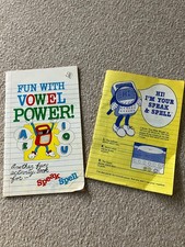 Original Vintage SPEAK & SPELL Instructions, and Vowel Power