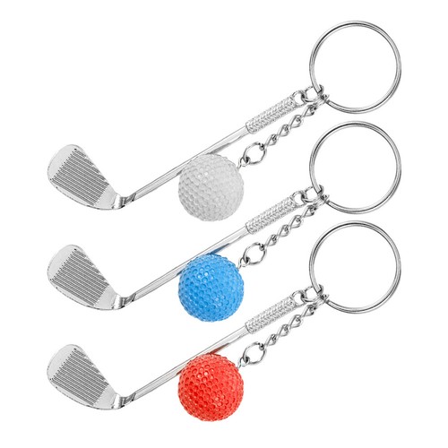 Pcs sports keychains golf - 3,