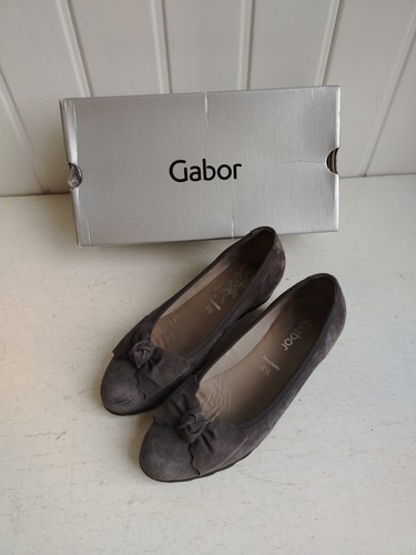 Gabor gable grey suede - gable, wedge