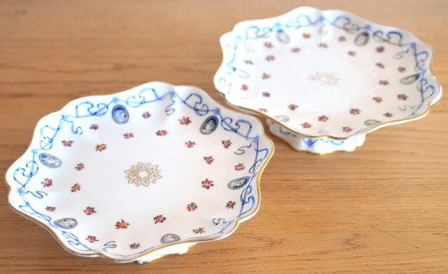 Pair antique coalport - pair,