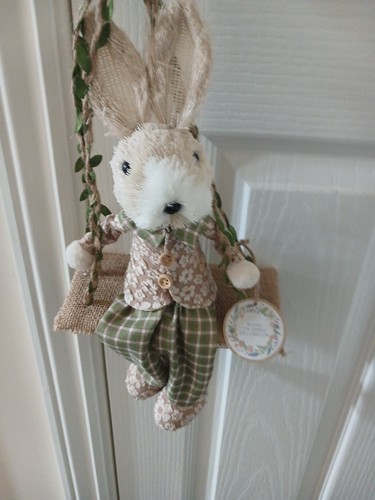 Bunny rabbit swing - rabbit, on