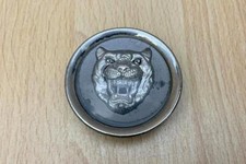 ALLOY WHEEL CENTRE BADGE GREY - Jaguar XK XJ S-Type X-Type XE XF #0046