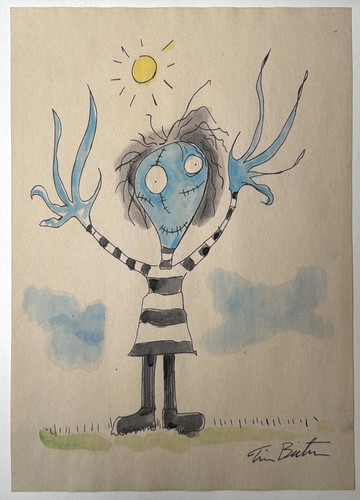 Tim burton drawing old - tim, on