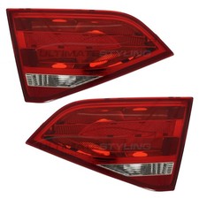Audi A4 Rear Light 2008-2012 Saloon Inner Boot Tail Lamp Lens Pair Left & Right