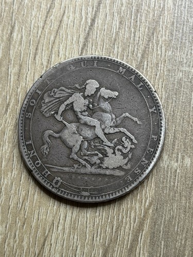 George iii crown 1820 - iii,, 0.925