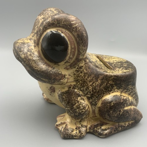 Studio pottery frog vtg peter - vtg,