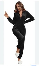 Lipsy London One Piece Lounge Wear Pyjamas Full Body suite 