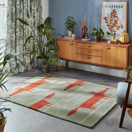 Hand tufted pure new wool - wool, rug