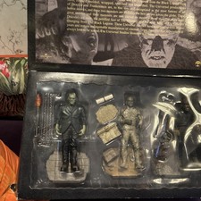 Sideshow Toy Universal Studios Monsters Frankenstein, Wolfman, Mummy FAO Schwarz