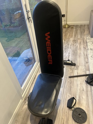 Weider adjustable weight bench - weight,