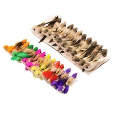 24x Artificial Birds Fake