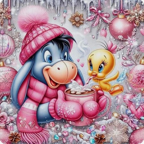 Eeyore cross stitch - cross,