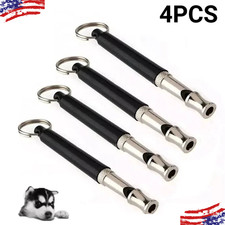 4pc Black Dog Training WHISTLE