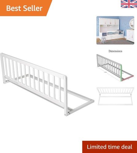 Safe stylish wooden bed rail - wooden,