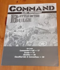 Command Magazine Game Supplement 41 Battle of the Bulge.