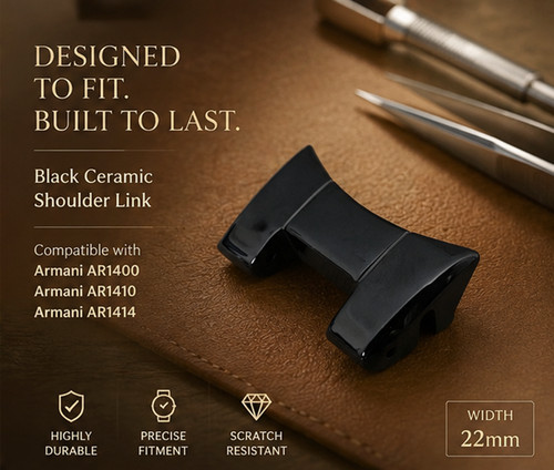 Black ceramic top shoulder - black, top/shoulder