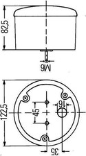 Rear light HELLA 2ZR 964