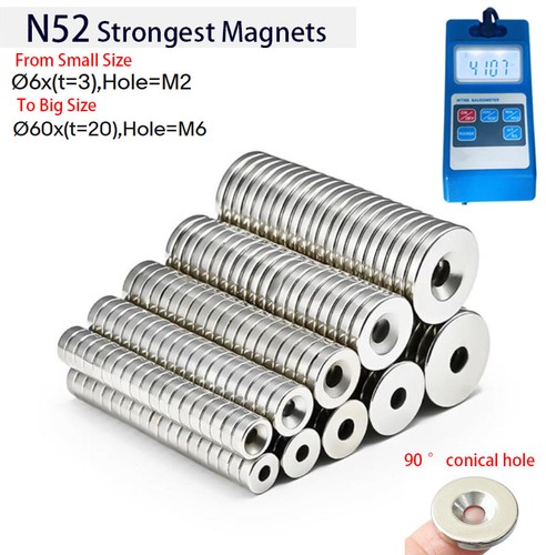 Neodymium countersunk ring - neodymium,