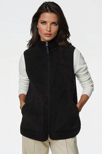 M&S Borg Fleece Funnel Neck